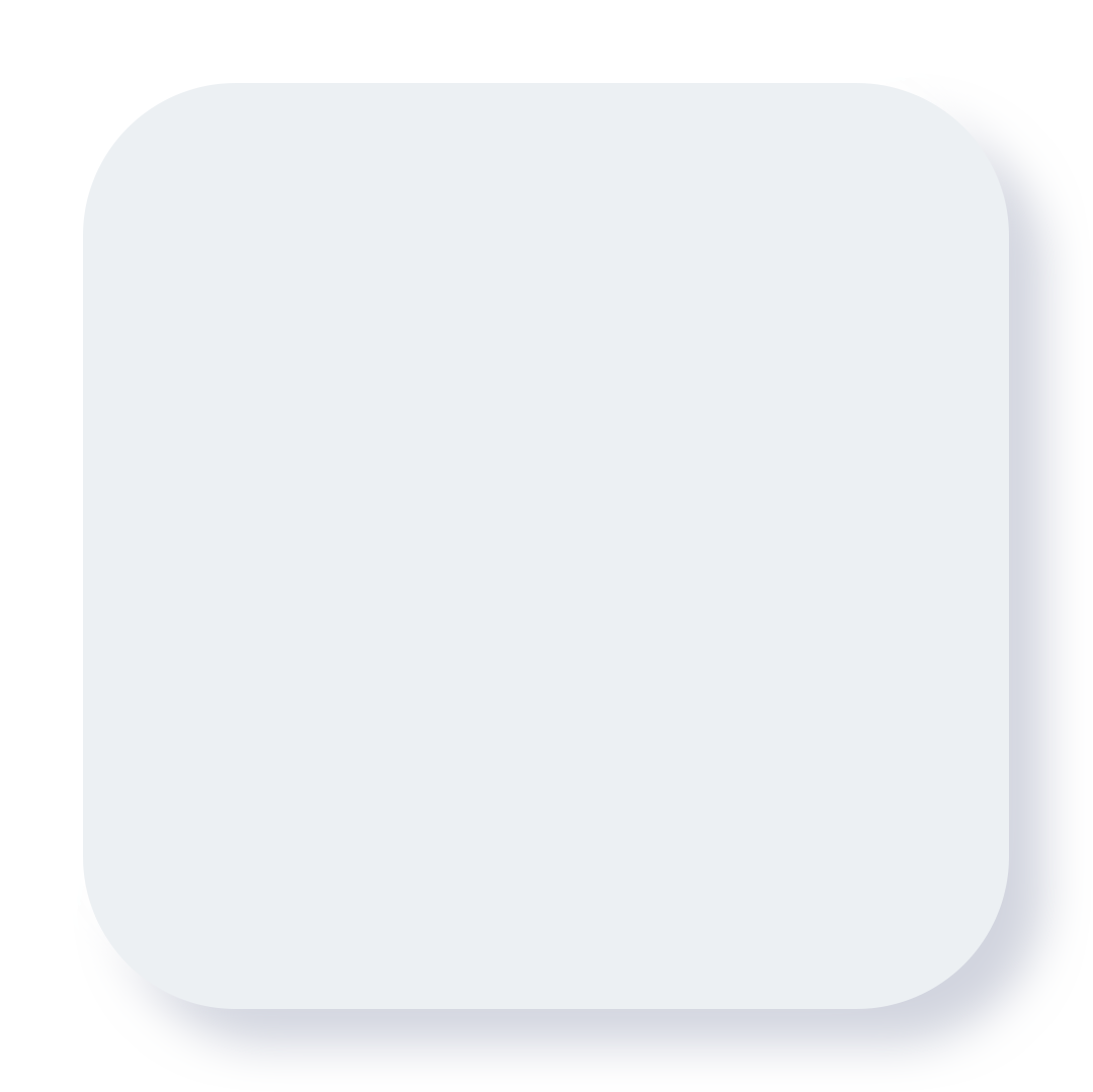 3D Neomorphic Light Square Embossed